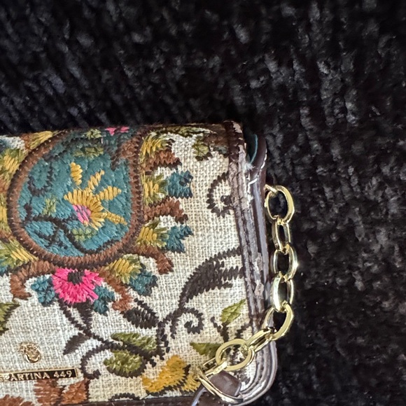 Spartina 449 Floral Embroidered Clutch - Picture 4 of 10